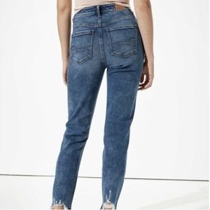 American Eagle Dark Blue Mom Jean